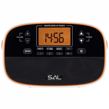 SAL Radio prijemnik, AM / FM, alarm, LCD zaslon - RPR4LCD