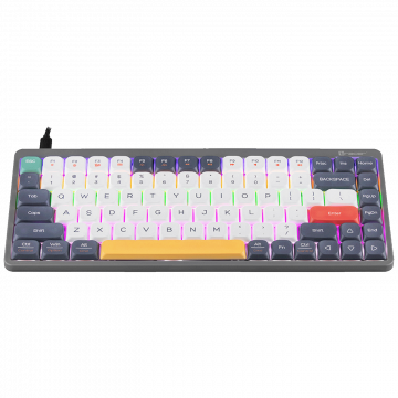 Tracer Tastatura sa osvjetljenjem, USB/BT/WiFi, gaming, mehanička - FINA 84 Grey