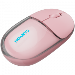 CANYON OnClick 24 bežični miš, Bluetooth i 2.4 GHz, 1200 dpi, roze