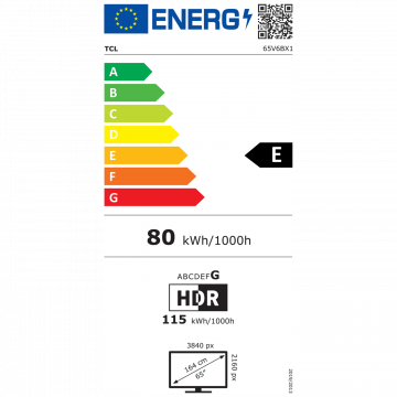 TCL Televizor Smart LED 4K UltraHD 65", Google TV - 65V6B