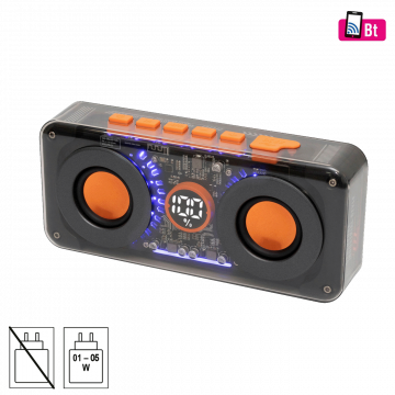 SAL Zvučnik bežični, Bluetooth, RGB, 20W - MECHAPOWER