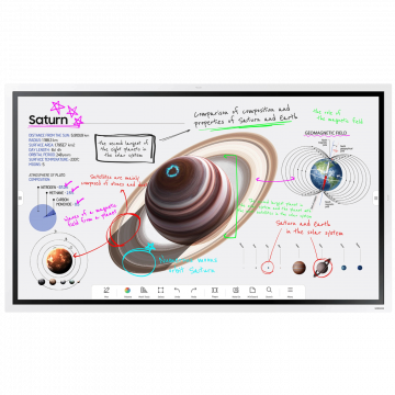 Samsung Interaktivni display, smart, 65", 4K, Flip Pro WM65B - LH65WMBWBGCXEN