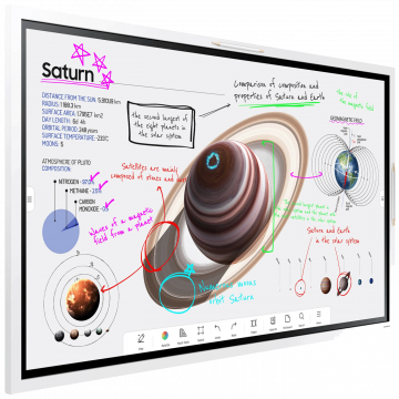 Samsung Interaktivni display, smart, 65", 4K, Flip Pro WM65B - LH65WMBWBGCXEN