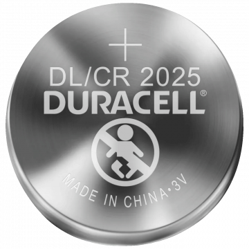 Duracell Baterija litijska, CR2025, 3V, dugmasta, blister 2 kom - DL/CR2025