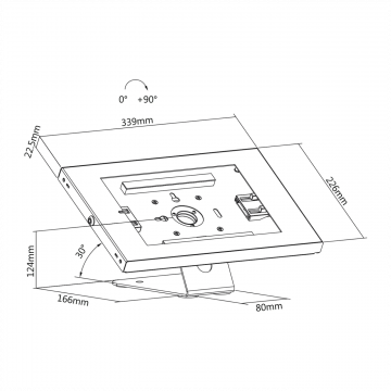 Maclean Zidni/Stolni nosač za iPad,Samsung Galaxy,Tab A, 9.7"-11" - MC-475W