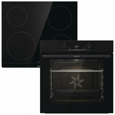 Gorenje Set ugradbena pećnica BO6735E02BK/ploča ECT641BSC - Jump set (BO6735E02BK+ECT641BSC)