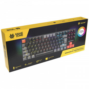 Tracer Tastatura sa LED osvjetljenjem, gaming, mehanička - GAMEZONE Blade 87