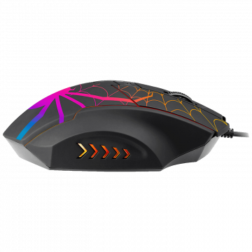 Tracer Miš optički, gaming, 1600 dpi, RGB, USB - GAMEZONE Black Widow RGB