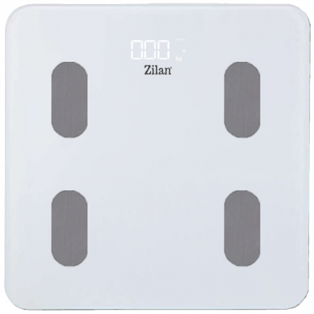 Zilan Pametna vaga, tjelesna, do 180 kg, LED zaslon, Bluetooth - ZLN8979