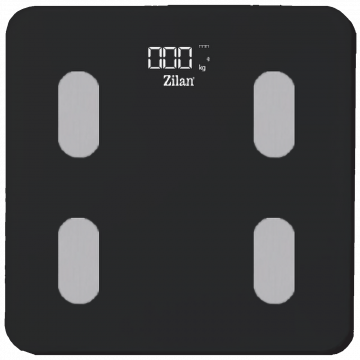 Zilan Pametna vaga, tjelesna, do 180 kg, LED zaslon, Bluetooth - ZLN8980