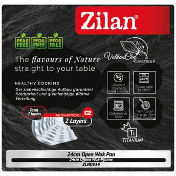 Zilan Wok tava, 24 cm - ZLN0934