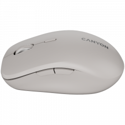 CANYON MW-12 bežični miš, Dual band, 2400 dpi, siva