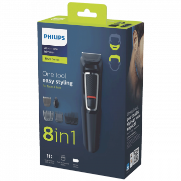 Philips Aparat za njegu lica, 9u1, All-in-One Trimmer Series 3000 - MG3740/15