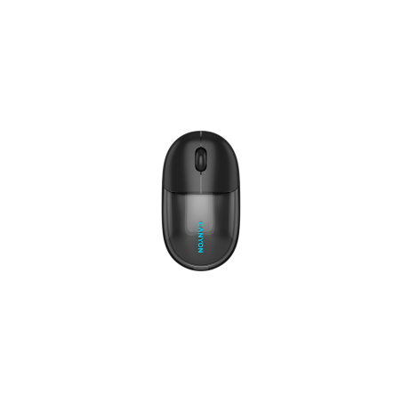 CANYON OnClick 24 BT/Wireless bežični miš, prozirno-crni, optički, 1200 dpi