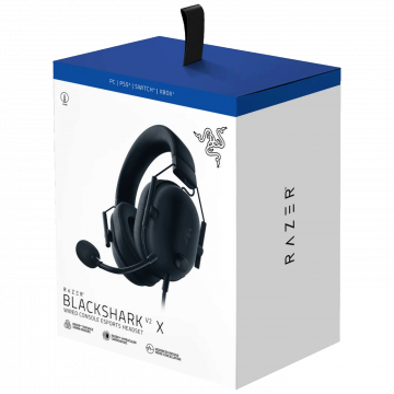 Razer Slušalice sa mikrofonom, gaming, PlayStation Edition - BlackShark V2 X  PS5 Edition