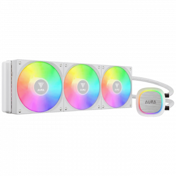 Gamdias Vodeno hlađenje za CPU, RGB - Gamdias Aura GL360 WH V2