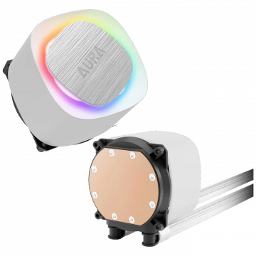 Gamdias Vodeno hlađenje za CPU, RGB - Gamdias Aura GL360 WH V2