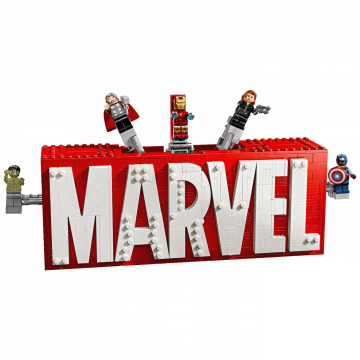 Lego Logotip MARVEL i figurice, LEGO Super Heroes Marvel