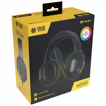 Tracer Slušalice sa mikrofonom, gaming, RGB, 3.5 mm - GAMEZONE GZ X3