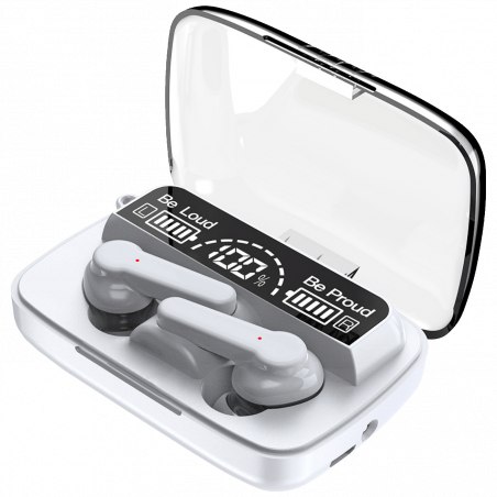 MeanIT Slušalica bežična sa mikrofonom, Bluetooth - TWS B400 White