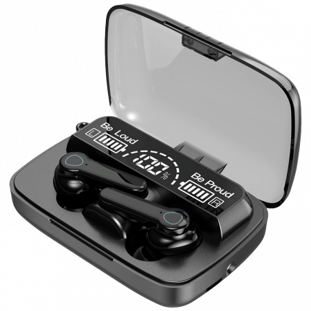 MeanIT Slušalica bežična sa mikrofonom, Bluetooth - TWS B400 Black