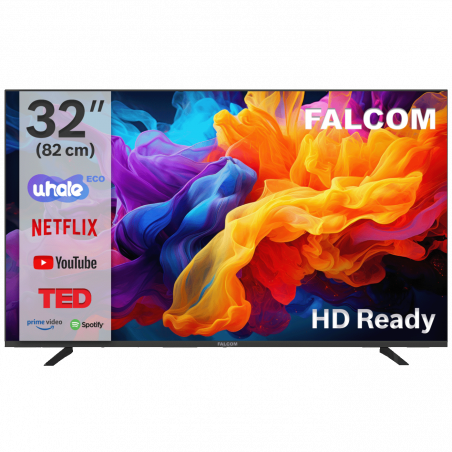 Falcom Televizor Smart LED TV HD Ready 32", Bluetooth ,WiFi - TV-32LTF024SM WOS