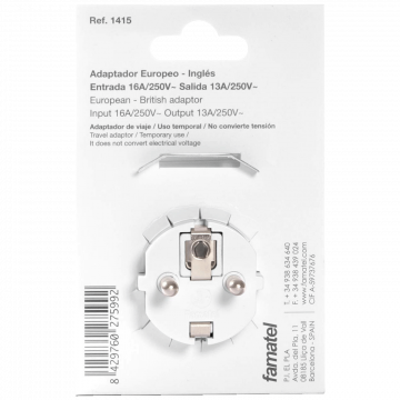 Famatel Strujni adapter Euro / UK - 1415