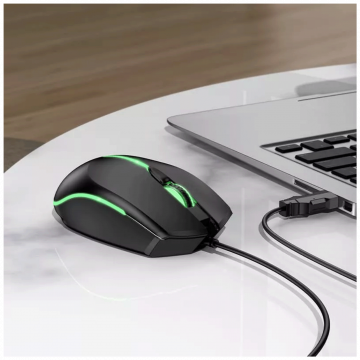 hoco. Miš optički, gaming, 2400 dpi, USB - GM37 Wonderful Black