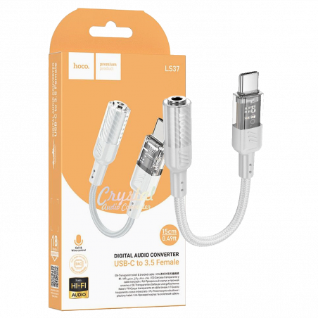 hoco. Adapter za slušalice, USB type C na 3.5 mm - LS37 Spirit USB-C