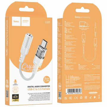 hoco. Adapter za slušalice, USB type C na 3.5 mm - LS37 Spirit USB-C