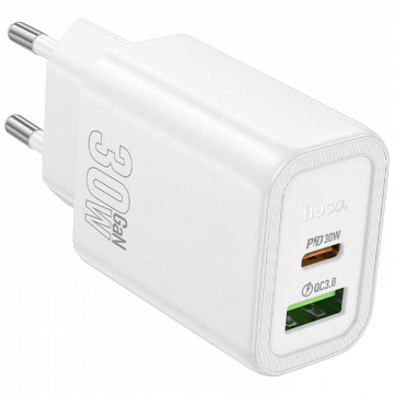 hoco. Punjač kućni, brzi, PD30W + QC3.0 - N63 Gentle