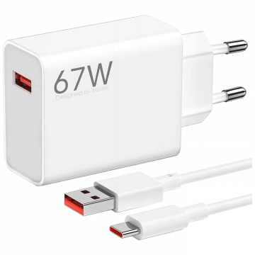 Xiaomi Punjač za Xiaomi sa USB-A to USB-C kablom, brzi, 67W - Mi 67W HyperCharge Combo EU