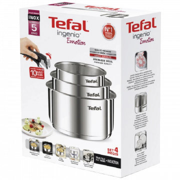Tefal Posuđe, set, 4/1, Ingenio Emotion - L8964S44