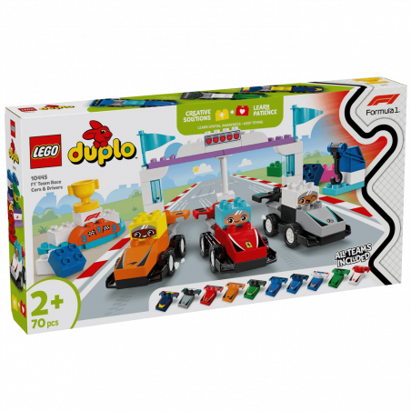 Lego Trkaći automobili i vozači timova za F1, LEGO Duplo - F1 automobili i vozači