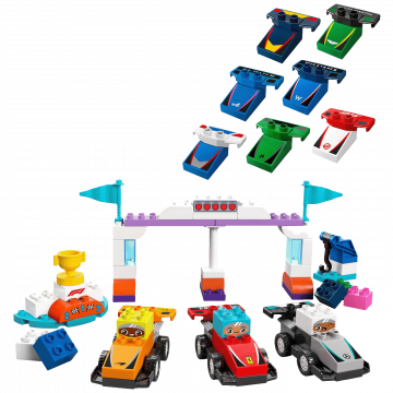 Lego Trkaći automobili i vozači timova za F1, LEGO Duplo - F1 automobili i vozači