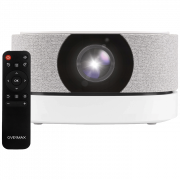 Overmax Projektor, LED, 1080p, 3000 lm,  Power Bank, Bluetooth, WiFi - OV-Multipic 4.5