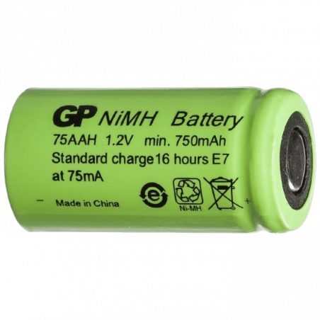 GP Baterija akumulatorska 2/3 AA, NiMH 1.2 V, 750 mAh - GPAA-750-1.2V