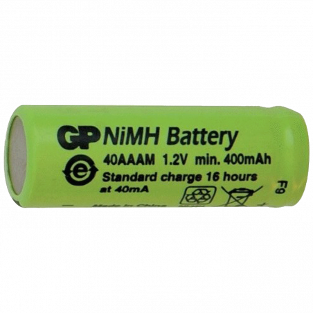 GP Baterija akumulatorska  2/3AAA, NiMH 1.2 V, 400 mAh - MN2-400-1.2V