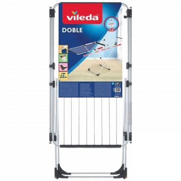 Vileda Sušilo za veš, 20 met. žica za sušenje, Doble