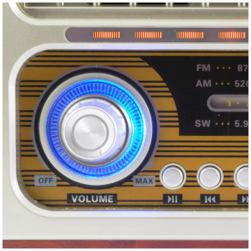 SAL Retro radio + BT bežični zvučnik, 4in1, FM, MP3, AUX - RRT3