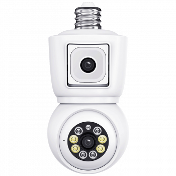 Escam Kamera za video nadzor,dual lens,2x2Mpixel,PTZ,E27,WiFi - QF202