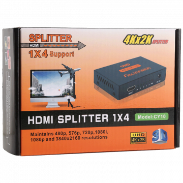 NN-Su HDMI razdjelnik, 1 HDMI ulaz - 4 HDMI izlaza - CY10