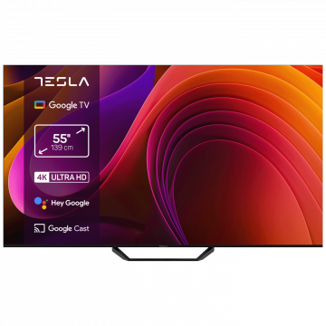 Tesla Televizor Smart LED 4K UltraHD 55", Google TV - 55E655BUS