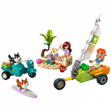 Lego Pustolovina na skuteru sa psima surferima, LEGO Friends