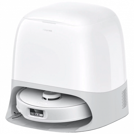 Roborock Robot usisavač sa stanicom za pražnjenje, 6400 mAh, WiFi - Qrevo Curv White