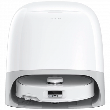 Roborock Robot usisavač sa stanicom za pražnjenje, 6400 mAh, WiFi - Qrevo Curv White