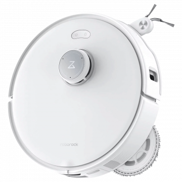Roborock Robot usisavač sa stanicom za pražnjenje, 6400 mAh, WiFi - Qrevo Curv White