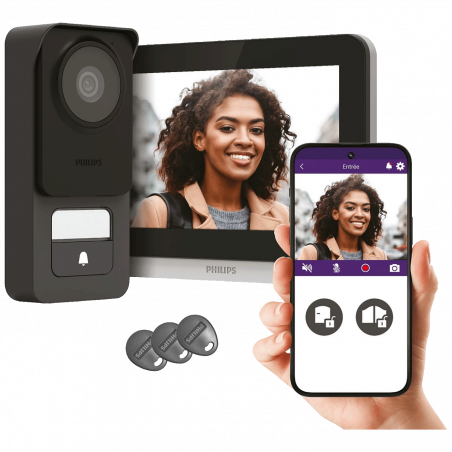 Philips Video interfon7", set, WelcomeEye Connect 3