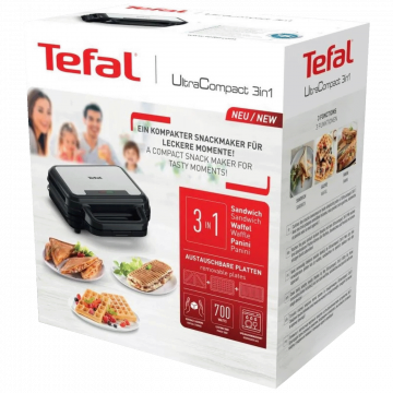 Tefal Grill kontaktni, 3u1, 700W, UltraCompact - SW383D10