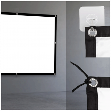Maclean Platno za projektor, zidno, 330 x 187 cm, 16:9 - MC-167